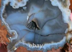 RARE AGATE CRYSTAL with NATURAL DOLPHIN PICTURE! INCREDIBLE ONE-OF-A-KIND GEM