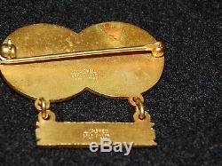 RARE DAR UNITS OVERSEAS UNITED KINGDOM JE Caldwell Gold Filled One of a Kind