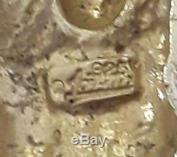 RARE HUGE 5Sterling Silver ONE OF A KIND1 Crucifix Cross Lrg Pendant0scrap Wall