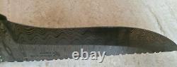 RARE Michael Klaas Handmade Damascus Steel Hunting Knife 12 ONE-OF-A-KIND