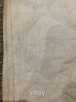 RARE Museum Quality One-of-a-Kind 1830-60 Applique Star Crib Quilt