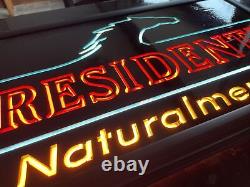 RARE Neon Presidente Lighted Sign (One Of A Kind Prototype)