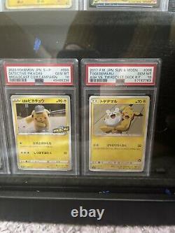 RARE ONE-OF-A-KIND PSA/BECKETT 10's PIKACHU DISPLAY CASE POKÉMON COLLECTION