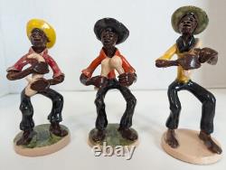 RARE ONE OF A KIND St. Croix USVI Handmade Painted Ethnic Collectible Figurines