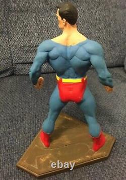 RARE ONE OF A KIND Superman Statue Sculpted By Randy Bowen DC Comics 10 1/2 Tall