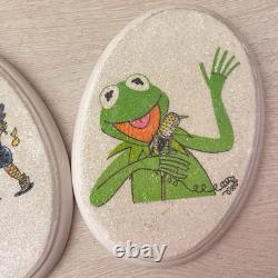 RARE One Of A Kind Muppets Wall Plaques Handmade Vintage
