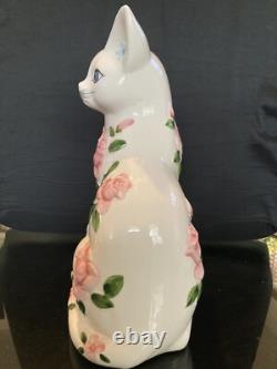 RARE One Of A Kind NORLEANS Cat Ceramic Porcelain Figurine