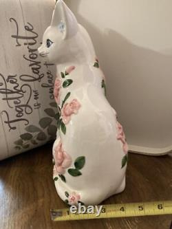 RARE One Of A Kind NORLEANS Cat Ceramic Porcelain Figurine