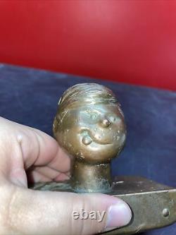 RARE One of a Kind Dennis The Menace- Brass Doll / bronze Head Mold