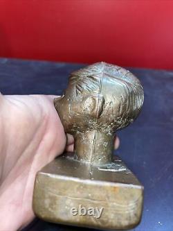 RARE One of a Kind Dennis The Menace- Brass Doll / bronze Head Mold