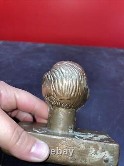 RARE One of a Kind Dennis The Menace- Brass Doll / bronze Head Mold