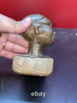 RARE One of a Kind Dennis The Menace- Brass Doll / bronze Head Mold