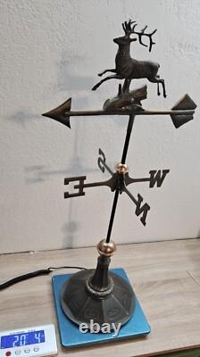 RARE One of a Kind JOHN DEERE 30.5 inch Weathervane Heavy and Detailed! J/A