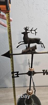 RARE One of a Kind JOHN DEERE 30.5 inch Weathervane Heavy and Detailed! J/A