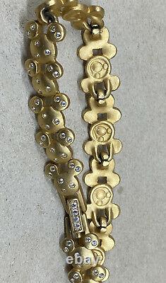 RARE One-of-a-kind Commissioned Set Disney Gallery / Swarovski Bracelet & Pin