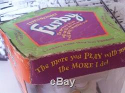RARE PRINT ERROR BOX and Eyes Closed Furby The Only One of It's Kind On Ebay