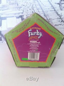 RARE PRINT ERROR BOX and Eyes Closed Furby The Only One of It's Kind On Ebay