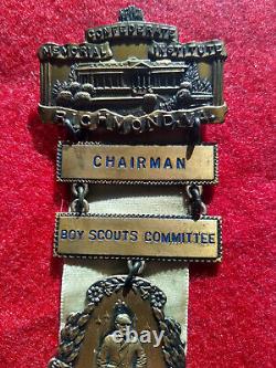 RARE United Confederate Veterans 42nd UCV Reunion Chairmans Medal One Of A Kind