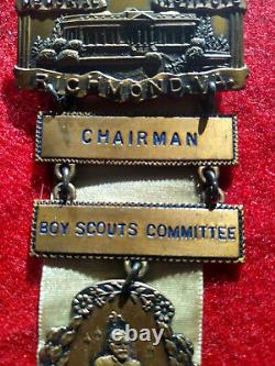 RARE United Confederate Veterans 42nd UCV Reunion Chairmans Medal One Of A Kind