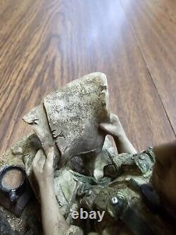 RARE VINTAGE ONE OF A KIND SOLDIER FIGURE HANDCRAFTED 8.5x6 UNKNOWN ARTIST