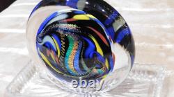 RARE-Very Colorful 6 X 6 Paperweight -ONE-OF-A-KIND-Flawless-LQQK