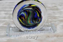 RARE-Very Colorful 6 X 6 Paperweight -ONE-OF-A-KIND-Flawless-LQQK RARE-Very Colorful 6 X 6 Paperweight -ONE-OF-A-KIND-Flawless-LQQK