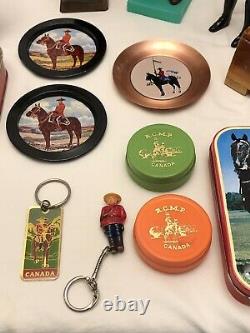 RCMP Vintage Memorbilia 33+ Items RARE Collection Unique One-A-Kind Souvenirs