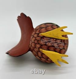 RED CHICKEN- One of a kind wood hand-carved ALEBRIJE from Oaxaca, México