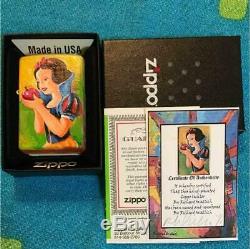 RICHARD WALLICH Zippo Hand-painted Snow White New one-of-a-kind