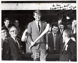 ROBERT F. KENNEDY Signed 8x10 photograph possibly one of a kind photo