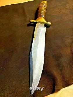 R H Ruana Bowie Knife Special Guard One-of-a-Kind Custom 35B Rebuild by Rudy