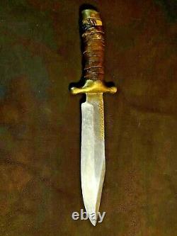 R H Ruana Bowie Knife Special Guard One-of-a-Kind Custom 35B Rebuild by Rudy