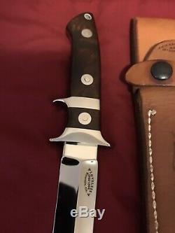 R. W. LOVELESS CUSTOM 40th. ANN. SUB HILT BOOT KNIFE FIGHTER ONE-OF-A-KIND-RARE