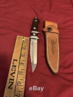 R. W. LOVELESS CUSTOM 40th. ANN. SUB HILT BOOT KNIFE FIGHTER ONE-OF-A-KIND-RARE