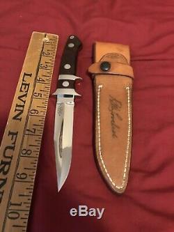 R. W. LOVELESS CUSTOM 40th. ANN. SUB HILT BOOT KNIFE FIGHTER ONE-OF-A-KIND-RARE