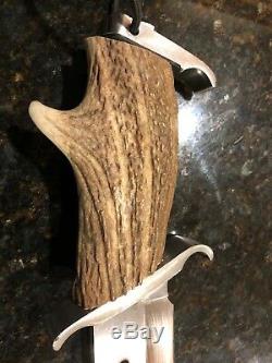 Rambo knife one-of-a-kind with deer antler