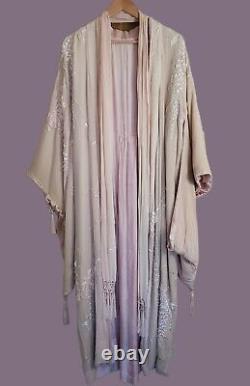 Rare Antique Handmade One Of A Kind 100% Silk Kimono