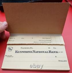 Rare Antique Keystone National Bank Manheim Philadelphia Memorabilia One Of Kind