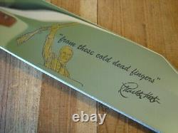 Rare Custom Buck 903 Bowie Knife One Of A Kind Nra Charlton Heston Gold Etch