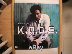 Rare Hand Signed Album Lp Kobe Bryant K. O. B. E. Rap-one Of A Kind-certified Ga