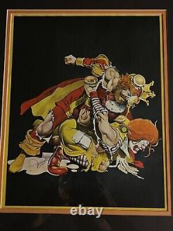 Rare! One Of A Kind. 1970's Burger King Poster (Interoffice Joke)