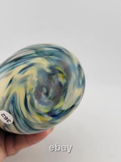 Rare One Of A Kind Collectible Scott Meyer 2009 Signed Fused Glass Vase