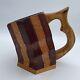 Rare One Of A Kind Don Lewis Designs Wooden Crooked Tankard Mug Hand Crafted