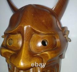 Rare, One-Of-A-Kind, Hannya Mask, Wood Carving, Noh Play, Antique
