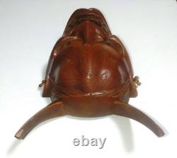 Rare, One-Of-A-Kind, Hannya Mask, Wood Carving, Noh Play, Antique