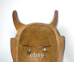 Rare, One-Of-A-Kind, Hannya Mask, Wood Carving, Noh Play, Antique