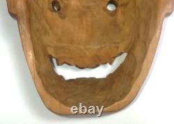 Rare, One-Of-A-Kind, Hannya Mask, Wood Carving, Noh Play, Antique