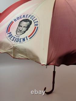 Rare One Of A Kind Rockefeller For President 1964 Election Campaign Umbrella