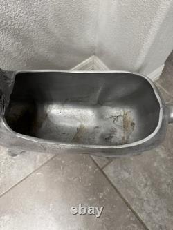 Rare One Of A Kind Vintage MCM Deer (Stag) Metal Planter 33inh X 22inch