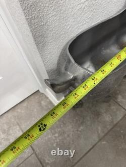 Rare One Of A Kind Vintage MCM Deer (Stag) Metal Planter 33inh X 22inch